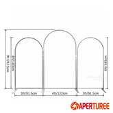 Aperturee Fall In Love Blue Floral Wedding Arch Backdrop Kit